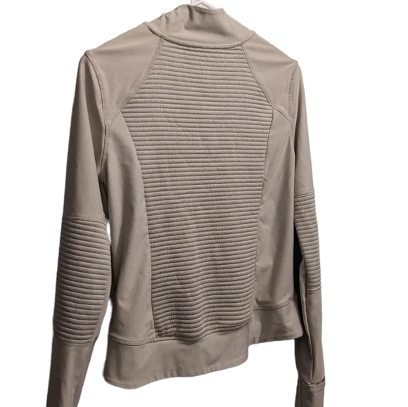 Mondetta Gray Zip Up with Thumbholes S - Picture 2 of 2